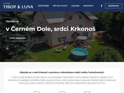 restaurant a pension tibor černý důl