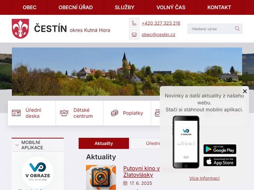 obec čestín