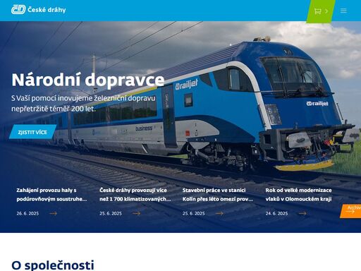 největší český dopravce s více než 180letou tradicí
