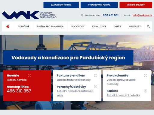 ve společnosti vodovody a kanalizace pardubice, a.s. se staráme o to, aby obyvatelé i firmy z okolí pardubicka měli k dispozici vodu v co nejlepší kvalitě. 