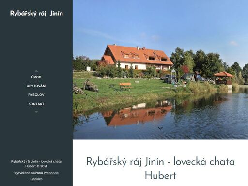 rybářský ráj jinín - lovecká chata hubert