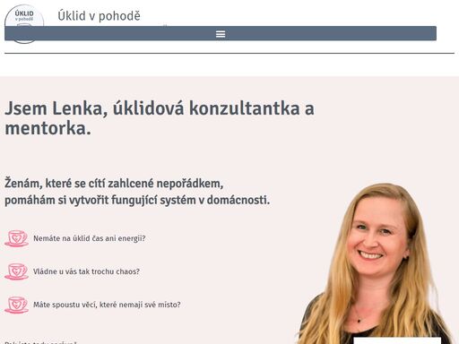 pomůžu vám s debordelizací domácnosti a nastavím systém, díky kterému se zbavíte chaosu a budete mít doma pořádek i bez úklidových maratonů.