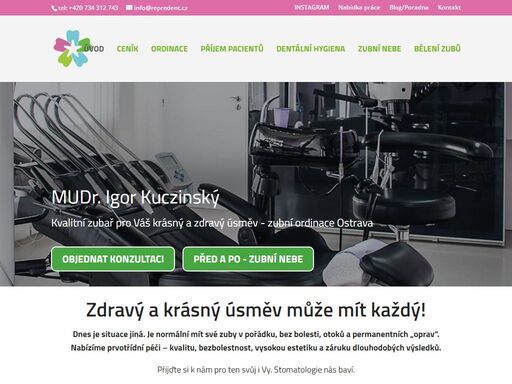zubař ostrava, přijímáme nové pacienty! v zubní ordinaci v ostravě provádíme vše bezbolestně! zubní pohotovost, bělení zubů a nechybí dentální hygiena.