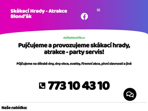 skákací hrady kravaře - možnost pronájmu na čísle 773 10 43 10. v ceně je odvoz, dovoz, nafouknutí a vyfouknutí do 30 km od města kravaře.