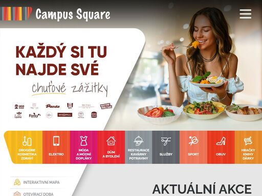 obchodní centrum oc campus square - obchodní centrum s obchody, službami, hypermarketem tesco, spoustou restaurací a kaváren, pro rychlé a pohodlné nákupy.