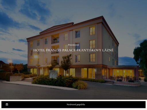 vítejte ve spa & wellness hotelu francis palace v klidné části františkových lázních. luxusní ubytování, wellness i lázeňské procedury.