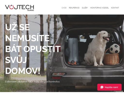 vojtech alarms - prodej, montáž, servis a pronájem elektronických zabezpečovacích systémů jablotron a kamer.