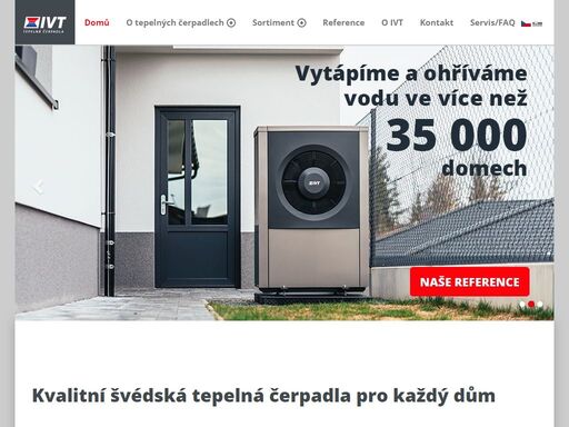 pořiďte si tepelné čerpadlo od jedničky na trhu. ivt tepelná čerpadla za sebou mají už více než 20 000 instalací, díky tomu pomohou vybrat to nejvhodnější.