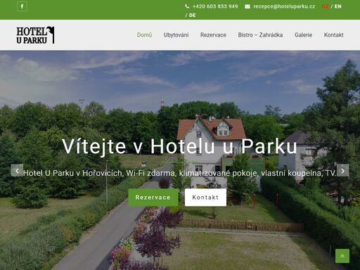 http://hoteluparku.cz/