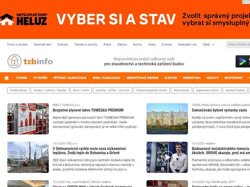odborný web pro stavebnictví, technická zařízení budov a úspory energií. to nejlep?í o stavbě a vytápění, větrání, klimatizaci, vodě a kanalizaci, obnovitelné energii a facility managementu. oborová databáze firem a výrobků, právní předpisy, normy, technické tabulky a výpočty, diskusní fórum.