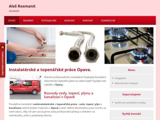 sháníte profesionálního instalatéra, topenáře? využijte naši nabídku z opavy.