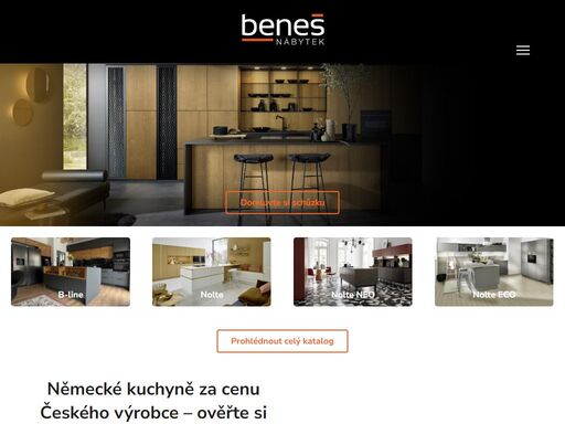 beneš nábytek - specialista na výrobu kuchyní na míru, kuchyňská studia v praze a čb, 3d návrh a cenová kalkulace zdarma