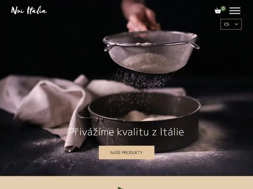 noi italia přiváží ty nejkvalitnější italské suroviny z celé itálie do české republiky.