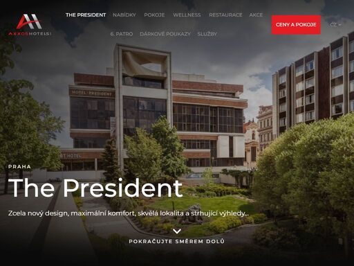 oficiální stránky hotelu the president praha. moderní hotel v samém srdci starého města. rezervujte za nejvýhodnější ceny. informace, pronájem konferenčních prostor, pronájem salónků. italská restaurace, wellness