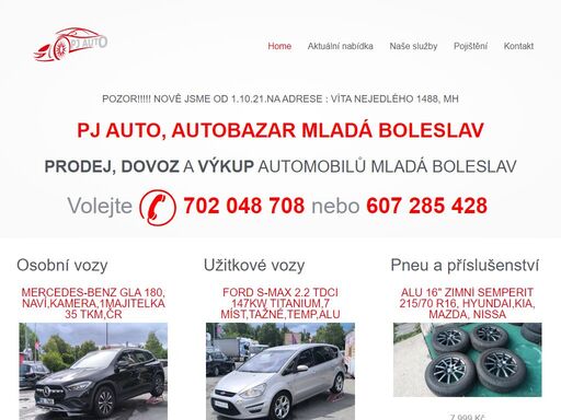 pj auto, autobazar mladá boleslav, prodej a dovoz automobilů