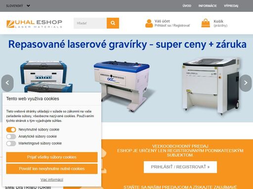 vitajte v internetovom obchode.