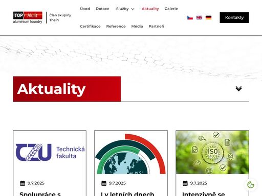 slévárna hliníkových slitin a přesná výroba odlitků. profesionální slévárenství vám poskytuje top alulit benešov u prahy. prohlédněte si naši nabídku.