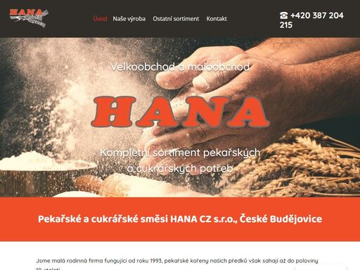vyrábíme pekařské a cukrářské zlepšující přípravky a směsi a suroviny pro výrobu. jsme velkoobchod pro pekárny, cukrárny, hotely a restaurace.