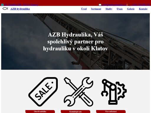 prodej, zakázková výroba, opravy hydraulických hadic a válců pro lesnictví, zemědělství, stavebnictví a strojírenství. prodej příslušenství, mobilní servis a odborné poradenství v klatovské prodejně.
