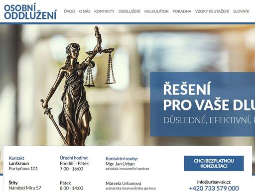 mgr. jan urban - insolvenční správce