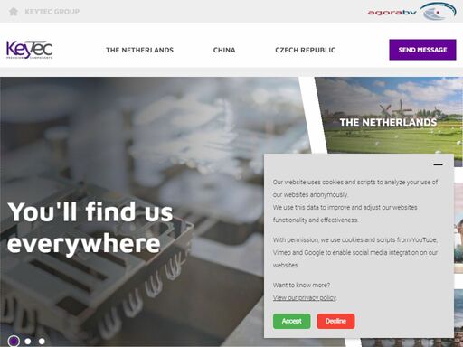 portal for keytec group of companies<br />
industrialize metal plastic mass production