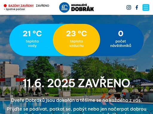 koupaliště brno dobrák, královo pole