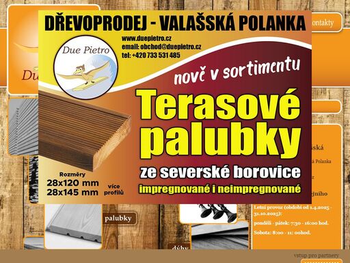 dřevo prodej palubek,osb, řeziva,decking,lišty,latě,vruty