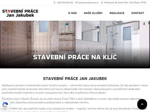zajišťujeme stavební a rekonstrukční práce různého rozsahu — od menších úprav až po kompletní přestavby. za roky působení v oboru jsme nasbírali bohaté zkušenosti, které dnes tvoří pevný základ každé naší realizace.…