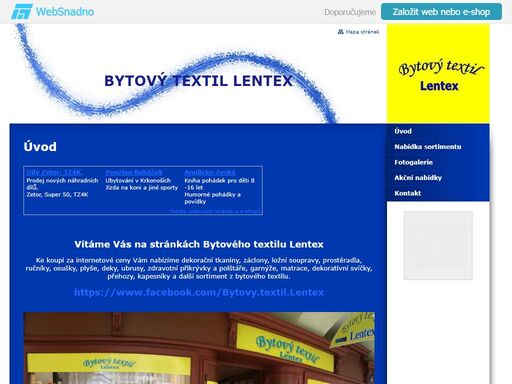bytový textil lentex trutnov