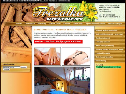 masáže, wellness prostějov - markéta musilová - masérské studio třezalka - relaxační a ozdravné masáže
