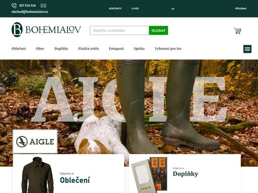 bohemialov. specializovaný prodejce špičkového loveckého oblečení, vybavení a techniky a autorizovaný dovozce oblečení chevalier, sitka, nordic heat, nočního vidění jahnke a kaučukových holínek aigle. zaměřujeme se na špičkovou kvalitu, proto chceme přinášet svým zákazníkům jen ty nejlepší služby na míru. pokud máte…