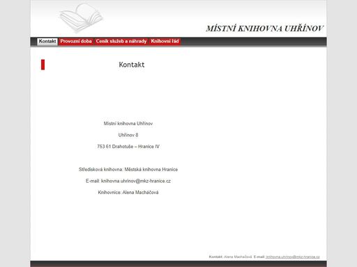 uhrinov.knihovna.info
