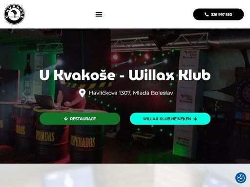 u kvakoše - willax klub | havlíčkova 1307, mladá boleslav