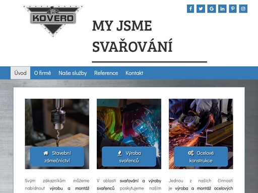 našimi klíčovými službami je výroba ocelových konstrukcí, výroba svařenců a stavební zámečnictví. máme dlouhodobé zkušenosti a individuální přístup.