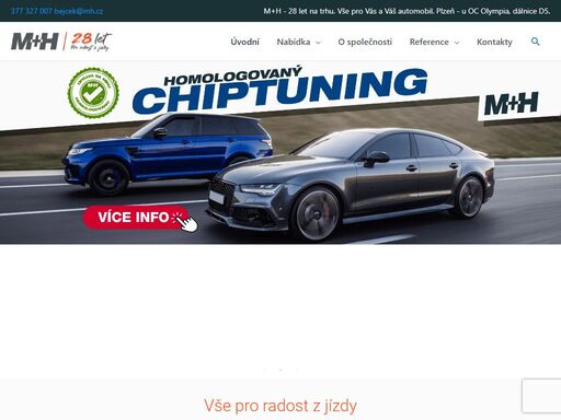 specialisté na chiptuning, dekarbonizaci, car audio a nadstandardní vybavení osobních i užitkových vozidel. pro radost z jízdy už 28 let.