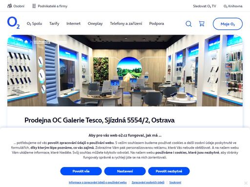 prodejna ostrava - oc galerie tesco, sjízdná 5554/2. o2 služby, telefony, zařízení a příslušenství nebo profesionální podpora a spoustu dalšího, to nabízejí všechny naše značkové prodejny.