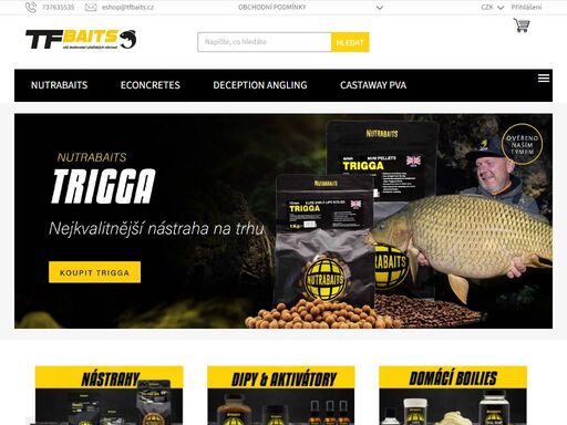 široký výběr produktů nutrabaits za skvělé ceny — osvědčené nástrahy prémiové kvality — rychlé dodání
