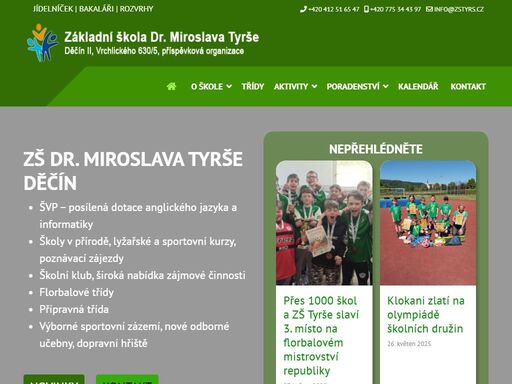 základní škola dr. miroslava tyrše