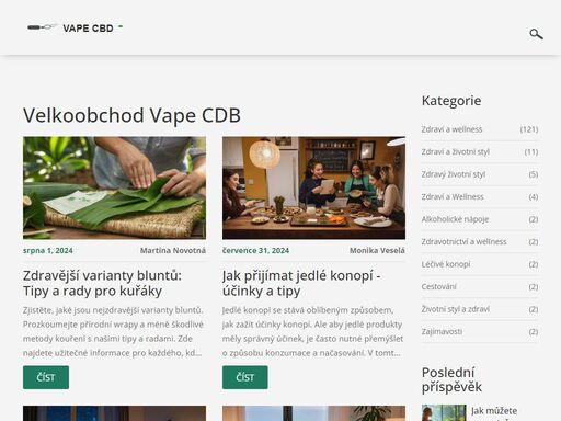 velkoobchod vape cdb je specializovaná webová stránka zaměřená na vše, co se týče vapingu a velkoobchodu s výrobky obsahujícími cbd. nabízíme širokou škálu produktů, včetně hhc h4cbd, cbd thcp, thcv, hhc-p a hhc-o. naše stránka je nejen informačním zdrojem, ale také platformou pro nákup těchto produktů. jsme přesvědčeni, že kvalitní informace a transparentnost jsou klíčem k rozvoji trhu s cbd. věnujeme se popularizaci výhod vapingu a cbd. přidejte se k nám a objevte svět cbd a vapingu.
