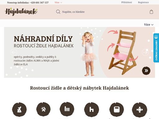 hajdalanek.cz ¦ brno - rostoucí židle, nábytek pro děti, stolky a židličky do dětských pokojů i mateřských školek