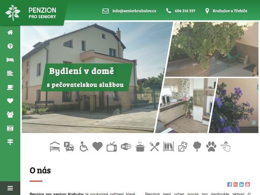 penzion pro seniory krahulov - ubytování