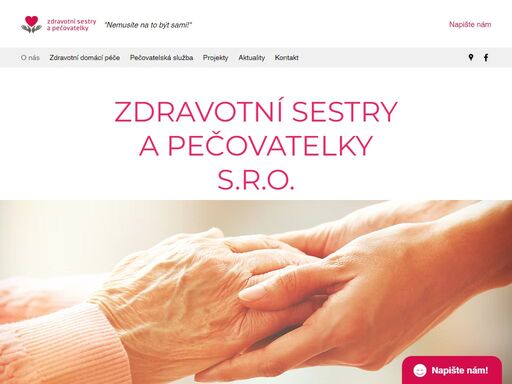 domácí zdravotní péče a pečovatelská služba poskytovaná vysoce kvalifikovanými pracovníky v pohodlí pacientova domova.