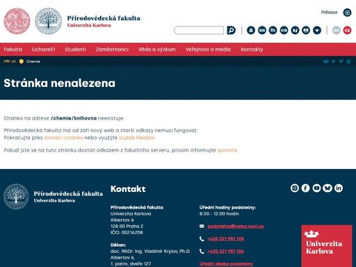 natur.cuni.cz/chemie/knihovna