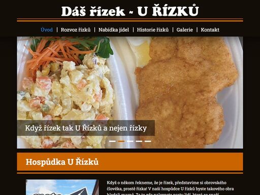 čerstvý řízek usmažíme a pochutnat si na něm můžete v příjemném prostředí naší restaurace nebo vám jej dovezeme domů