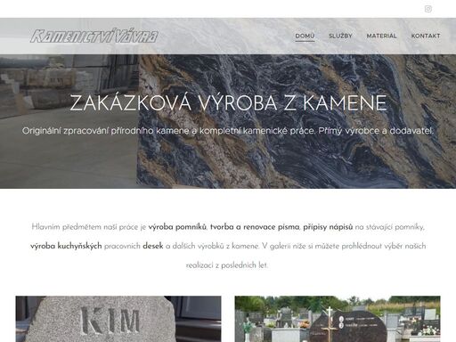 kompletní kamenické práce - okres vsetín.