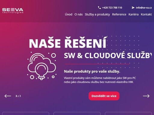 dodáváme moderní softwarová řešení s důrazem na bezpečnost, spolehlivost a snadnou správu. spolupracujeme s klienty na tvorbě high-tech inovací.