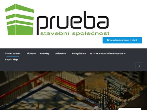 stavební firma ústí prodej bytu rekonstrukce bydlení bílina nová zelená úsporám dotace