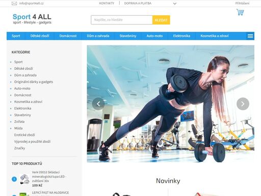 originální dárky, gadgets a doplňky - sport4all.cz. jsme internetový obchod specializující se na prodej elektroniky, sportovního vybavení a zahradní techniky. naše nabídka zahrnuje také mnoho praktických vychytávek pro domácnost. snažíme se, aby si každý zákazník našel v našem obchodě to, co potřebuje. pokud nakoupíte…