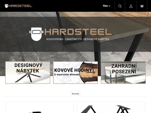 hardsteel e-shop. vítáme vás v internetovém obchodě, kde pořídíte nejoblíbenější produkty z dílny hardsteel. najdete zde ručně vyráběný nábytek a další designové produkty, u kterých je dbáno především na jejich kvalitu a praktičnost. pokud se chcete o značce dozvědět víc, navštivte náš prezentační web www.hardsteel.cz…