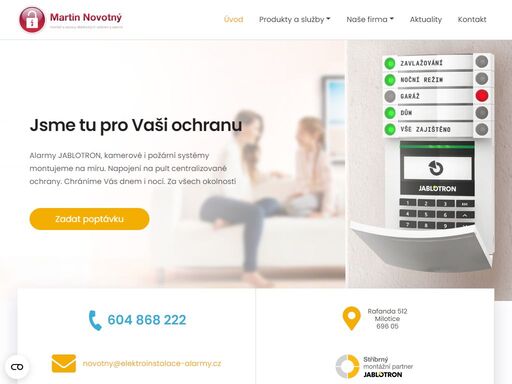 poskytujeme profesionální služby na zabezpečení rodinného domu či bytu v okolí hodonína, kyjova a bzence.